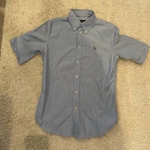 Ralph Lauren Short Sleeve Oxford Business Casual Shirt